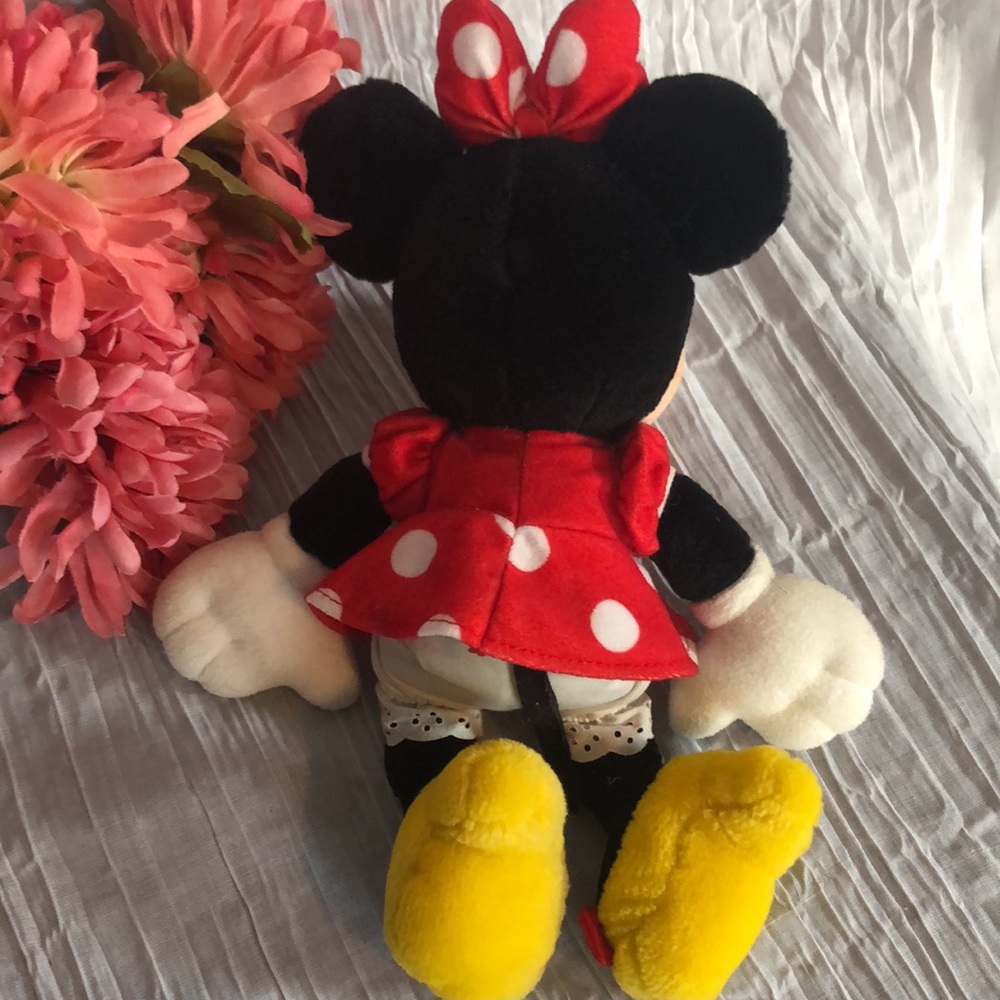 WALT DISNEY WORLD stuffed plush Minnie Mouse & ceramic hot chocolate mug w/spoon - Picture 8 of 12